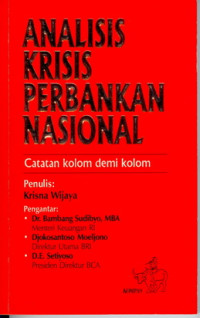 Image of Analisis krisis perbankan nasional : catatan kolom demi kolom