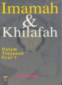 Image of Imamah dan khilafah dalam tinjuan syar'i