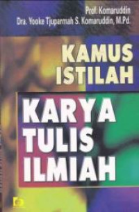 Image of Kamus istilah karya tulis ilmiah