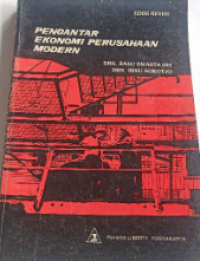 Image of Pengantar ekonomi perusahaan modern