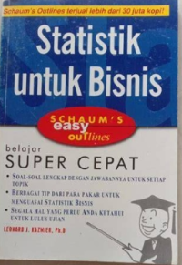Image of Statistik untuk bisnis : belajar super cepat