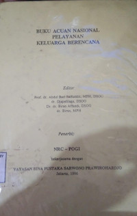Image of Buku Acuan Nasional Pelayanan Keluarga Berencana