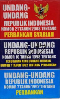 Image of Undang-Undang Republik Indonesia Nomor 21 Tahun 2008 Tentang Perbankan Syariah