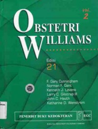 Image of Obstetri Williams vol 2
