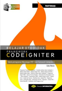 Image of Belajar otodidak framwork codeigniter : Teknik pemrograman web dengan PHP 7 dan framwork codeigniter 3