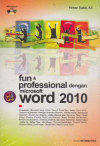 Image of Fun and professional dengan microsoft word 2010