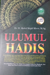 Image of Ulumul Hadis