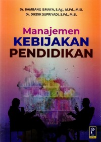 Image of Manajemen kebijakan pendidikan