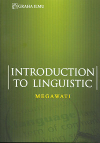 Image of Introduction to linguistic