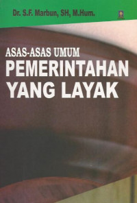 Image of Asas-asas umum pemerintahan yang layak