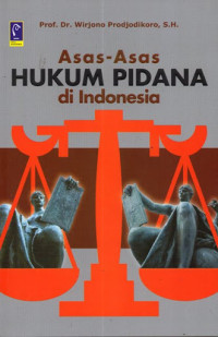 Image of Asas-asas hukum pidana di Indonesia