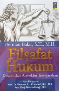Image of Filsafat hukum : desain dan arsitektur kesejarahan