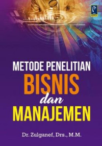 Image of Metode penelitian bisnis dan manajemen