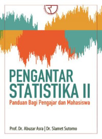 Image of Pengantar statistika II : panduan bagi pengajar dan mahasiswa