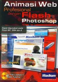 Image of Animasi web profesional dengan flash photoshop