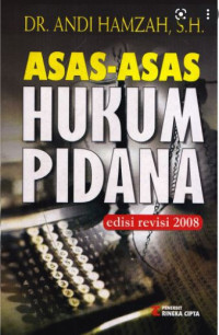 Image of Asas-Asas Hukum Pidana