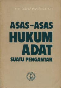 Image of Asas-asas hukum adat : suatu pengantar