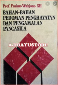 Image of Bahan-bahan pedoman penghayatan dan pengamalan pancasila
