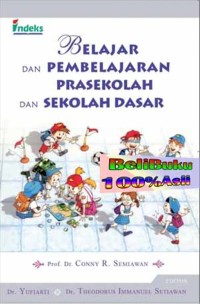 Image of Belajar dan pembelajaran prasekolah dan sekolah dasar