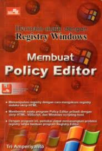 Image of Bermain-main dengan registry windows : Membuat policy editor