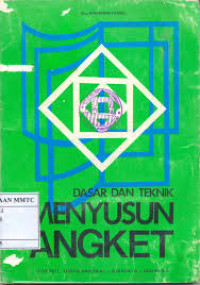 Image of Dasar dan teknik menyusun angket