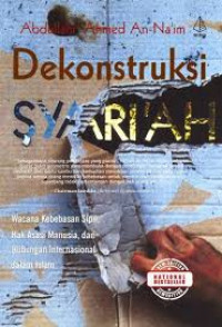 Image of Dekonstruksi syari'ah