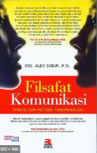 Image of Filsafat komunikasi : tradisi dan metode fenomenologi