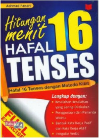 Image of Hitungan menit hafal 16 tenses : Hafal 16 tenses dengan metode kilat