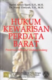 Image of Hukum kewarisan perdata barat : pewarisan menurut undang-undang