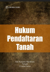 Image of Hukum pendaftaran tanah