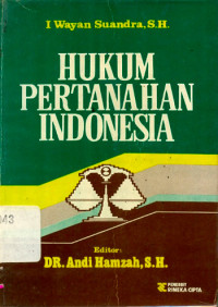 Image of Hukum pertanahan indonesia