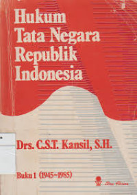 Image of Hukum tata negara republik indonesia