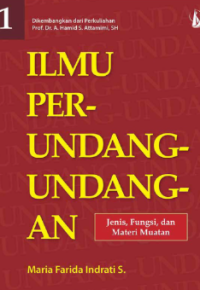 Image of Ilmu perundang-undangan : jenis, fungsi dan materi muatan