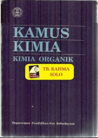 Image of Kamus kimia : kimia organik