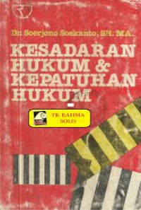 Image of Kesadaran hukum dan kepatuhan hukum