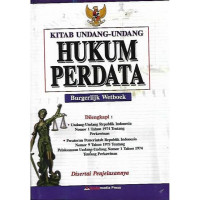 Image of Kitab undang-undang hukum perdata