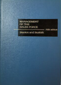 Image of Management of the sales force