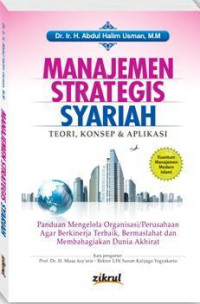 Image of Manajemen strategis syariah : Teori, konsep dan aplikasi