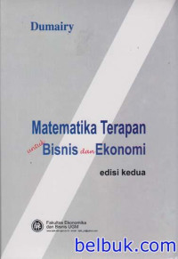 Image of Matematika terapan untuk bisnis dan ekonomi