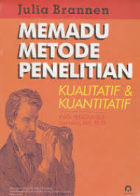 Image of Memadu metode penelitian : kualitatif dan kuantitatif