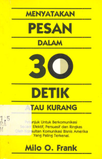 Image of Menyatakan pesan dalam 30 detik atau kurang