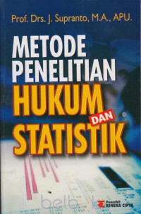 Image of Metode penelitian hukum dan statistik