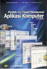 Image of Mudah dan cepat menguasai aplikasi komputer