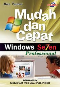 Image of Mudah dan cepat windows se7en profesional