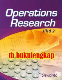 Image of Operations research (Jilid 2)