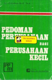 Image of Pedoman perencanaan bagi perusahaan kecil