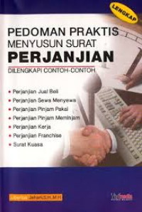 Image of Pedoman praktis menyusun surat perjanjian : dilengkapi contoh-contoh