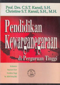 Image of Pendidikan kewarganegaraan di perguruan tinggi