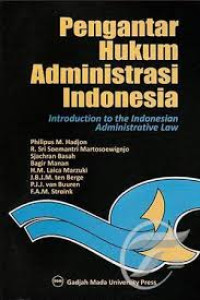 Image of Pengantar hukum administrasi indonesia