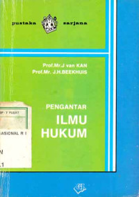 Image of Pengantar ilmu hukum